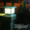 Outdoor lighting CE main gate LED Solar Powered Pillar Lights (JR-3018)